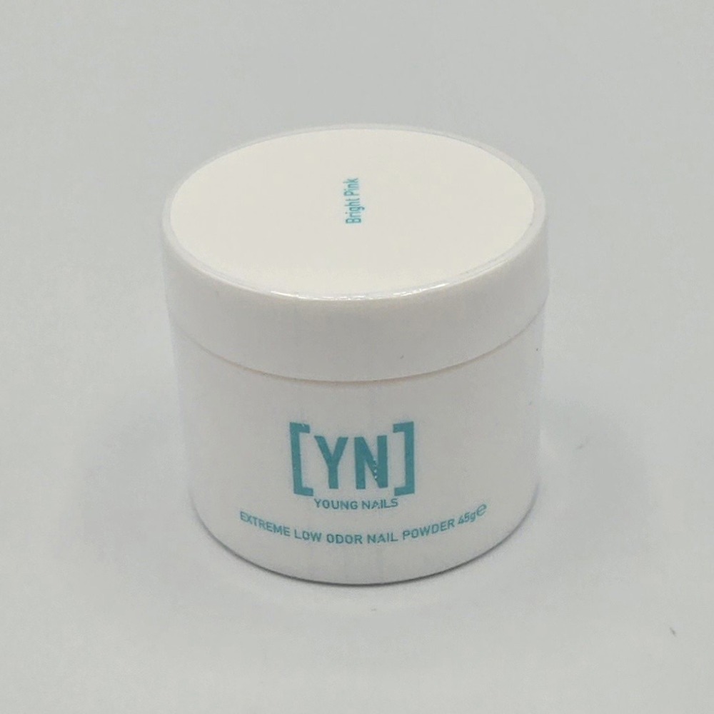 Young Nails Bright Pink Color EXTREME LOW ODOR ACRYLIC NAIL POWDER 45G YN‎